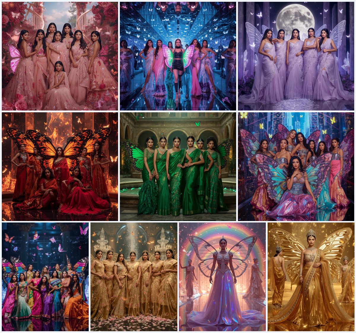 10+ Plissé Pleated Modern Saree AI Prompts to Generate Dynamic Motion via Gemini, Grok, and ChatGPT