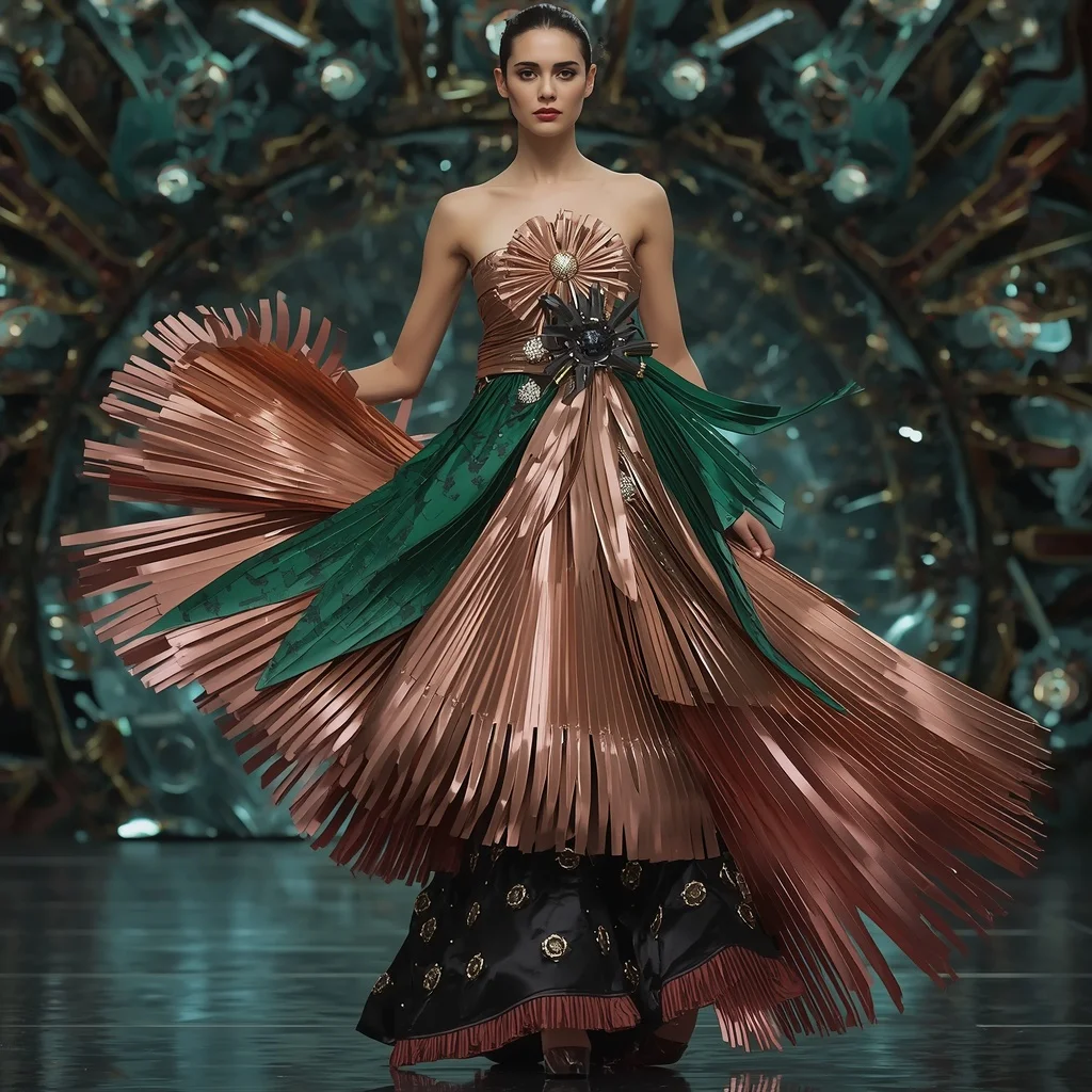 Magnetic Bloom Engine Saree with Cyber Floral Reactor | Profile Picture Ai Prompt