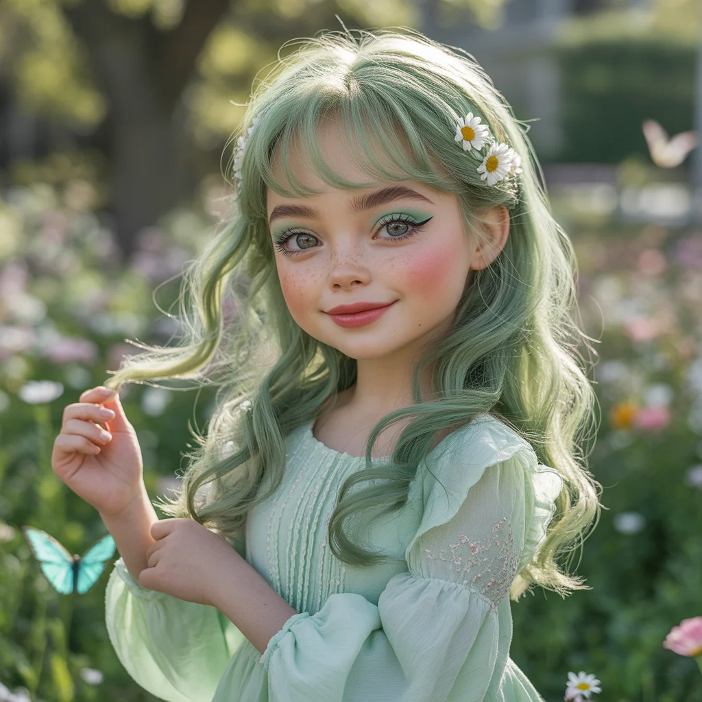Mint Green Spring Garden Influencers Whimsy 2026 | Motivation Ai Prompt